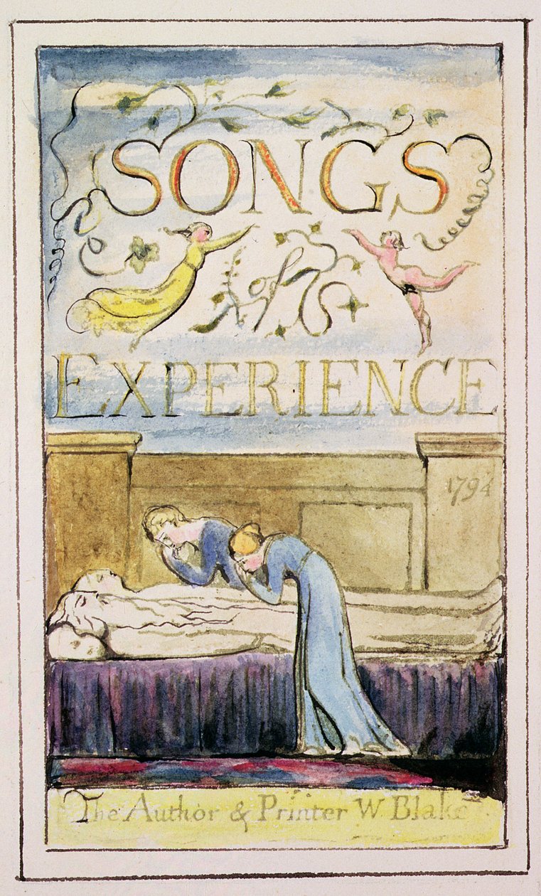 Title Page to Songs of Experience: Plate 30 from Songs of Innocence and of Experience (Copy R) c.1802-08 by William Blake