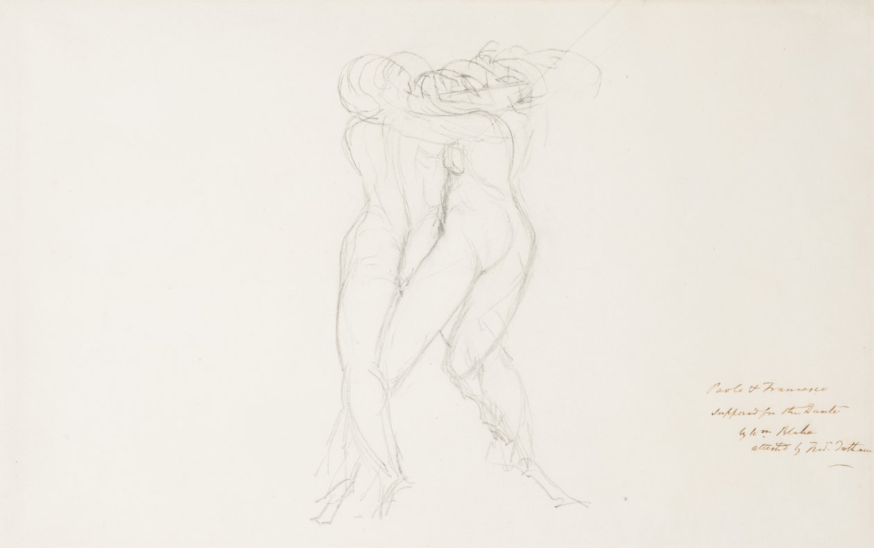 Paolo and Francesca by William Blake