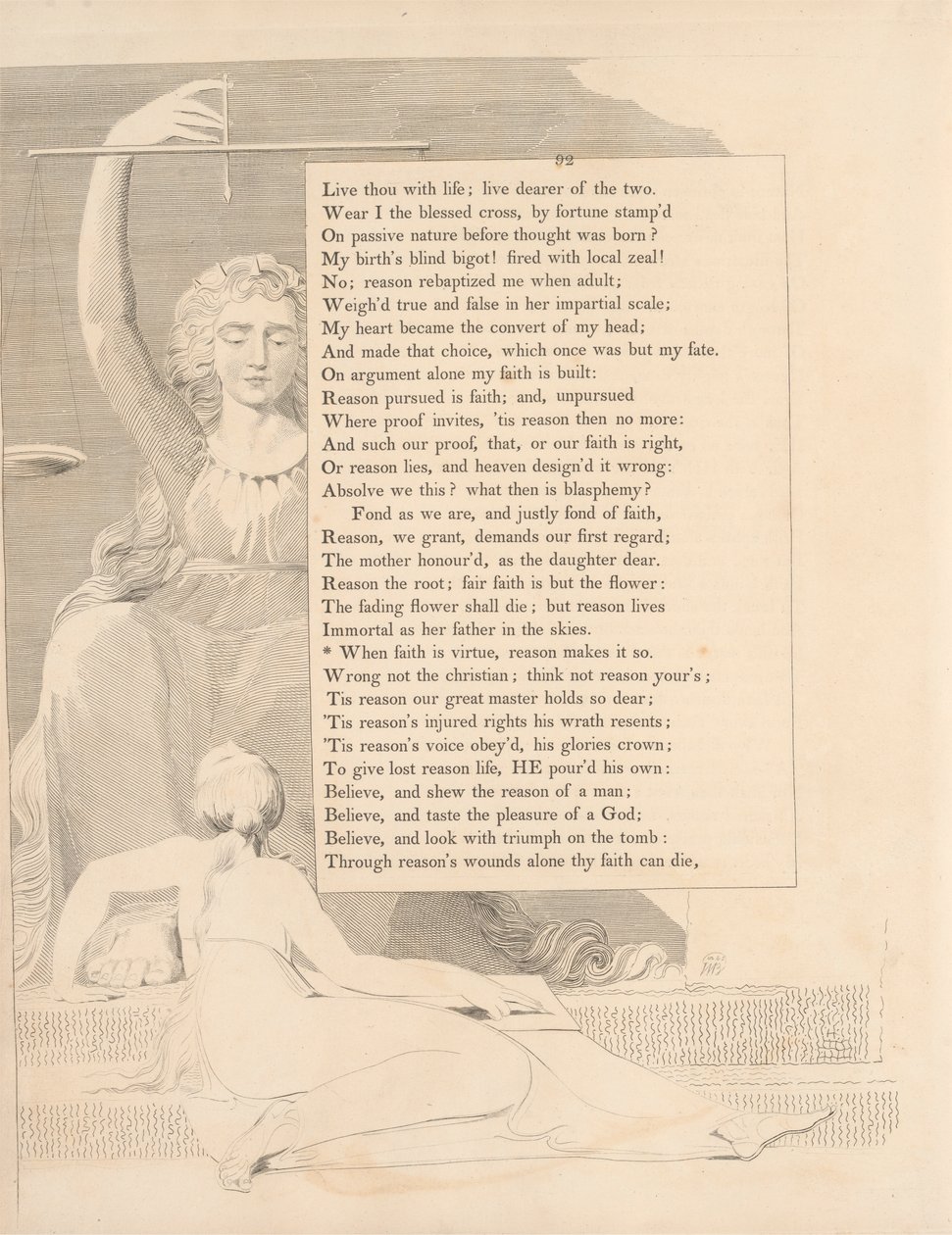 When Faith is Virtue, Reason Makes It So by William Blake