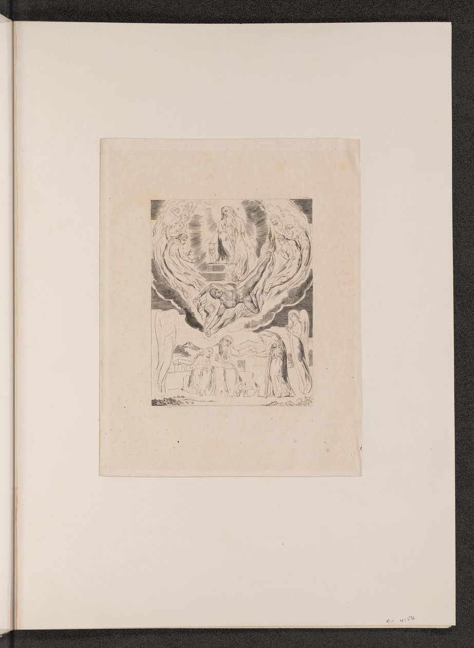 Satan Going Forth from the Presence of the Lord by William Blake