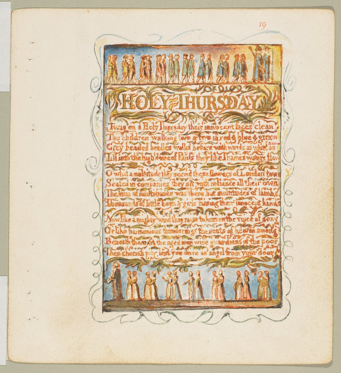 Songs of Innocence and of Experience: Holy Thursday by William Blake
