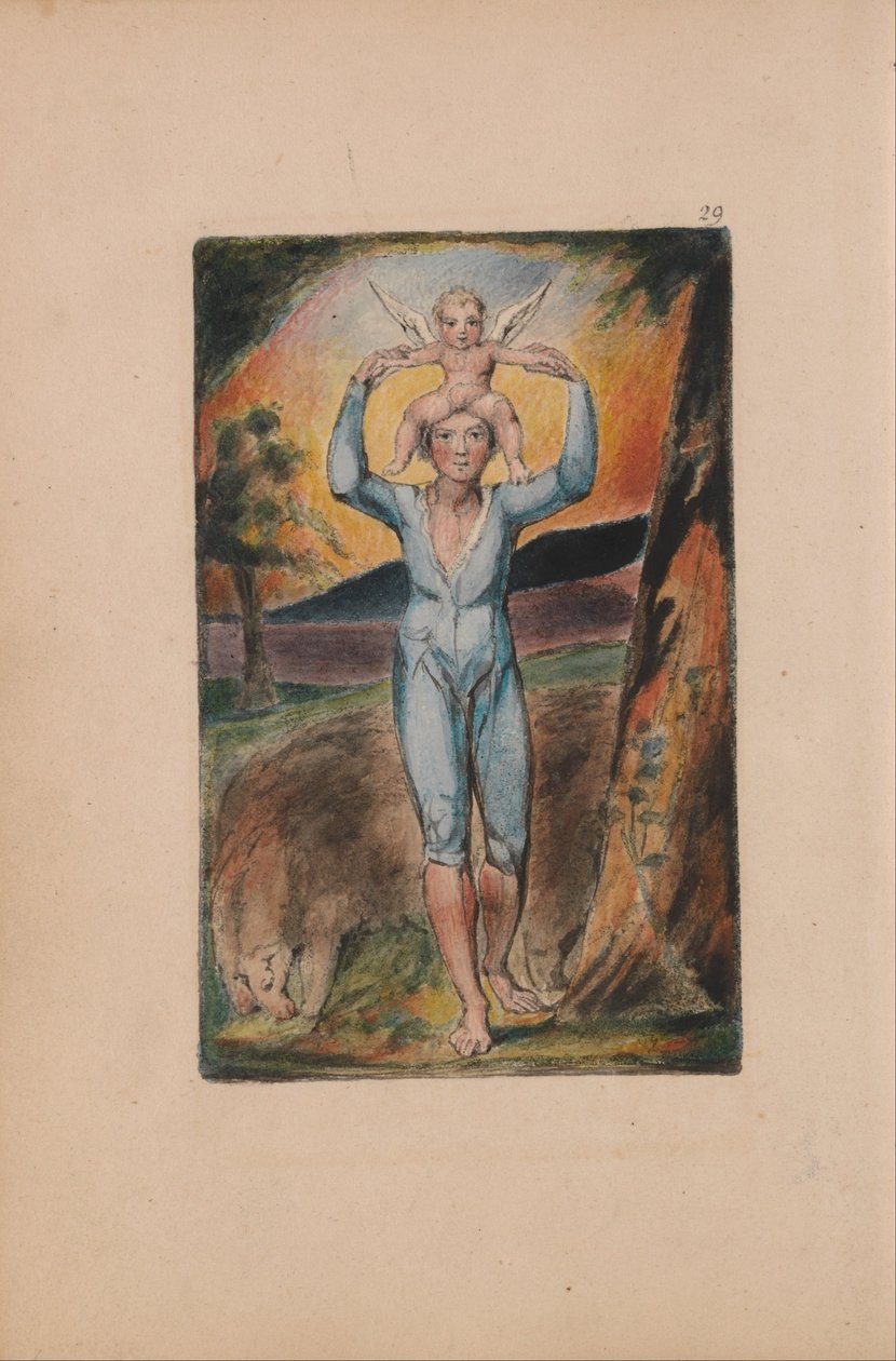 Songs of Innocence and of Experience, Plate 29, Experience Frontispiece (Bentley 28) by William Blake