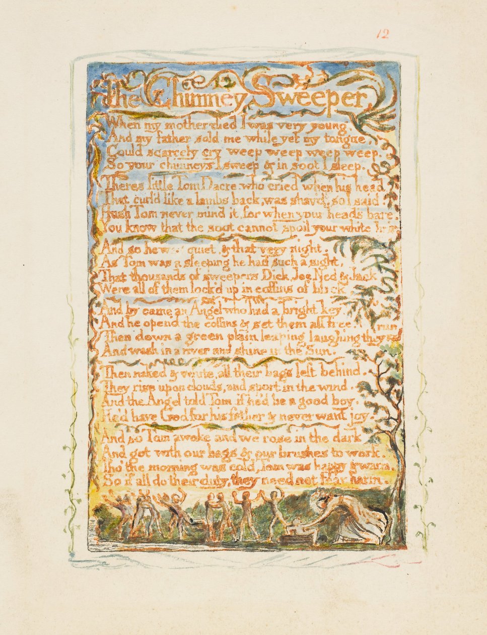 Songs of Innocence and of Experience: The Chimney Sweeper by William Blake