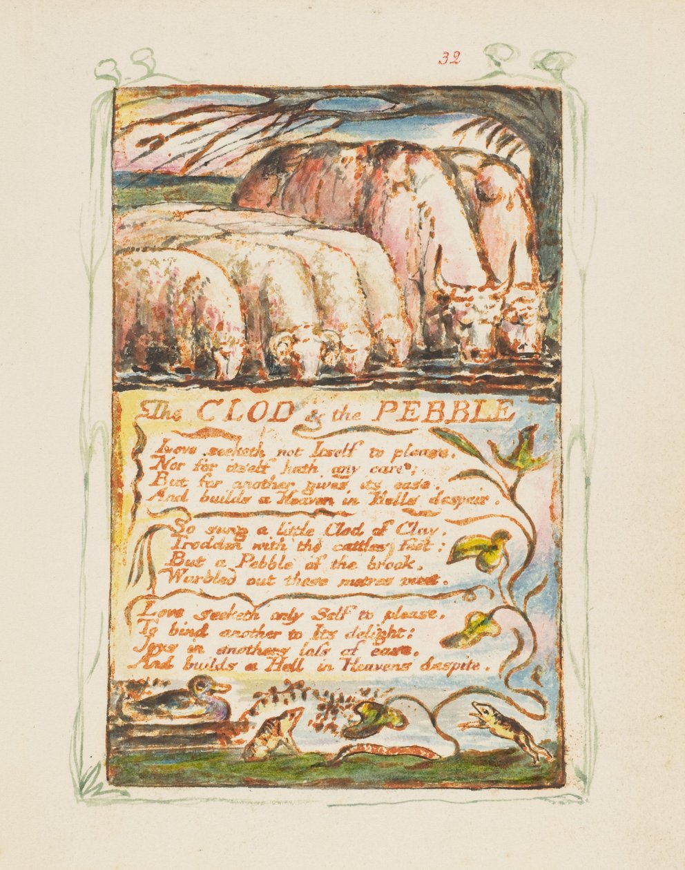 Songs of Innocence and of Experience: The Clod & the Pebble by William Blake