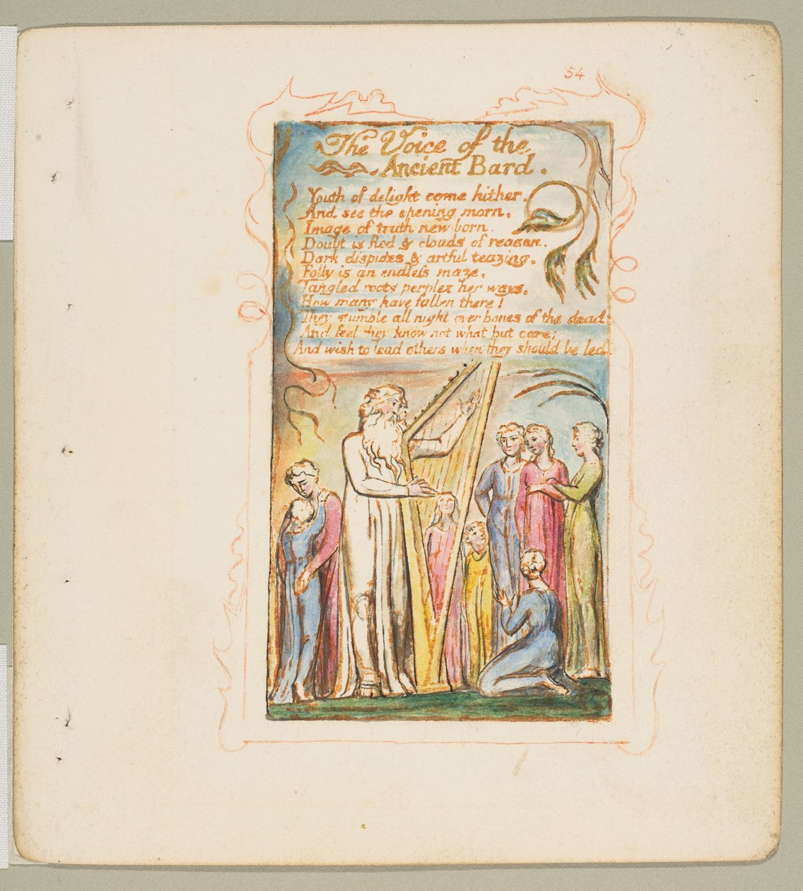 Songs of Innocence and of Experience: Voice of the Ancient Bard by William Blake