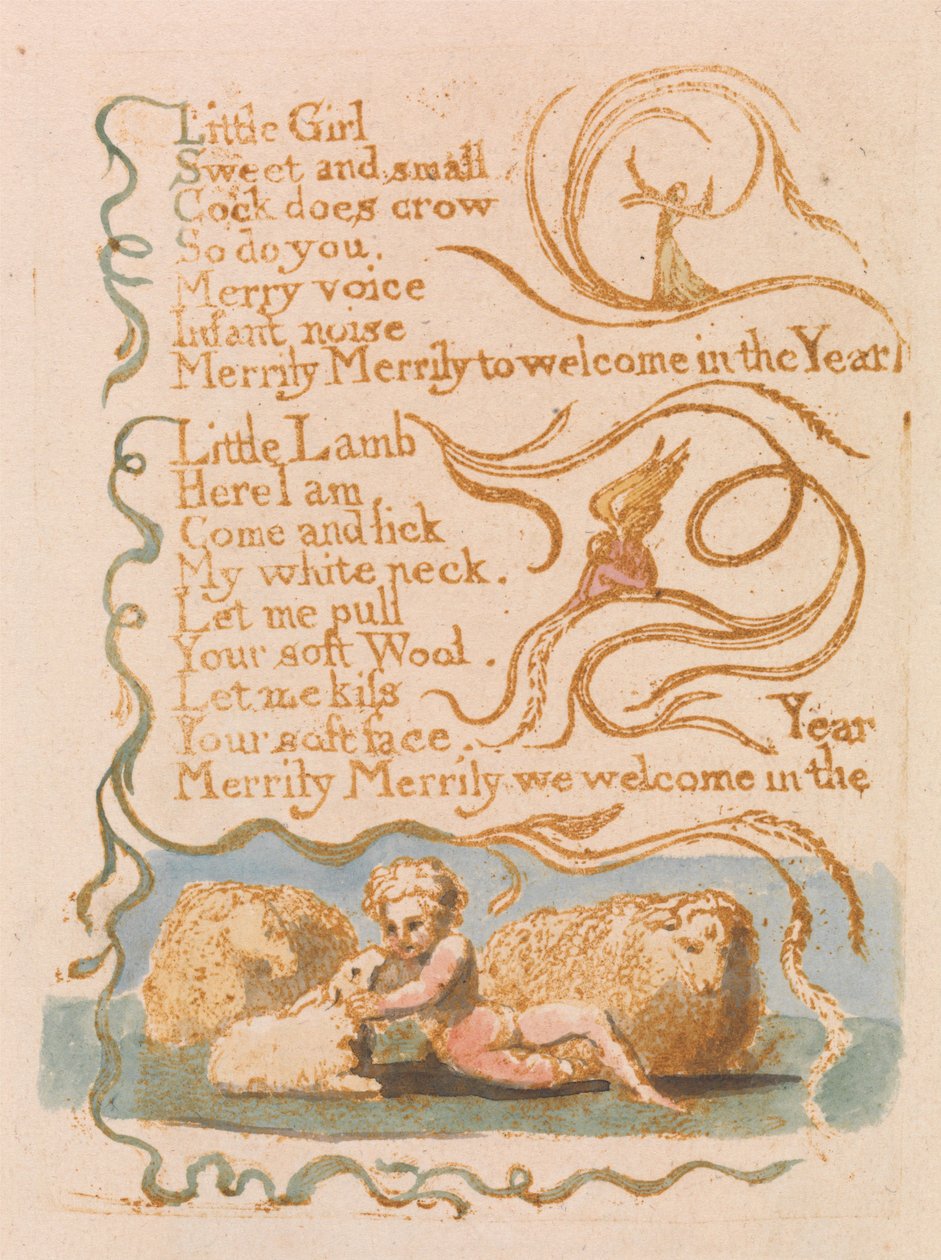 Spring (Plate 26) by William Blake