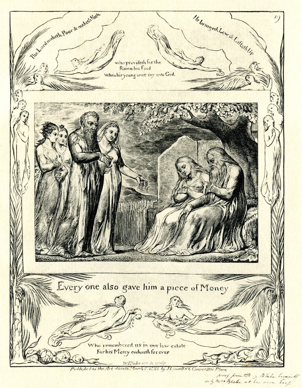 The Book of Job 42:11 (Illustrated by William Blake) by William Blake
