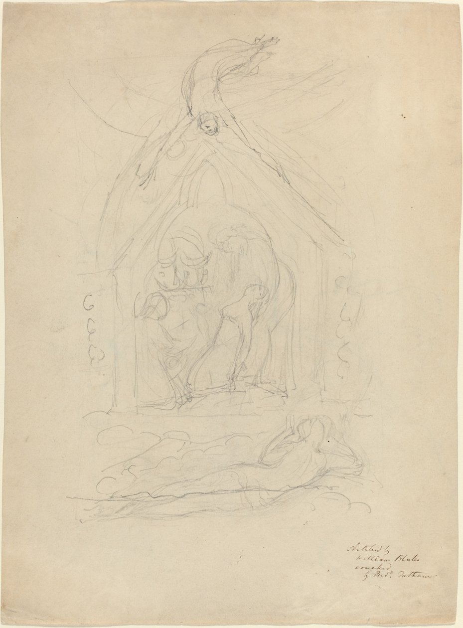 The Descent of Peace by William Blake