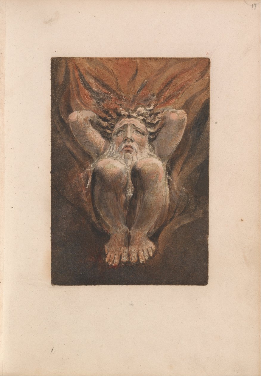 The First Book of Urizen, Plate 21 (Bentley 16) by William Blake