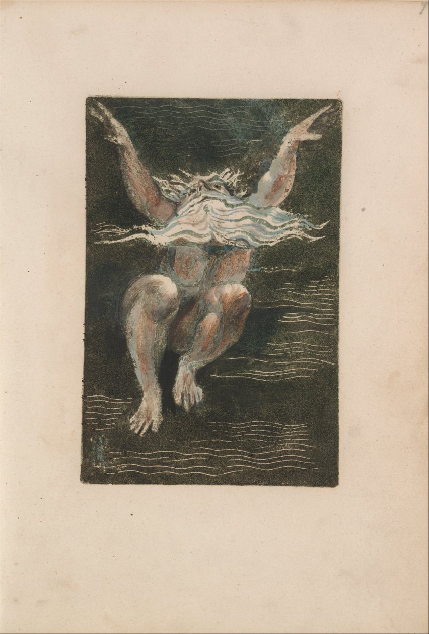 The First Book of Urizen, Plate 7 (Bentley 12) by William Blake