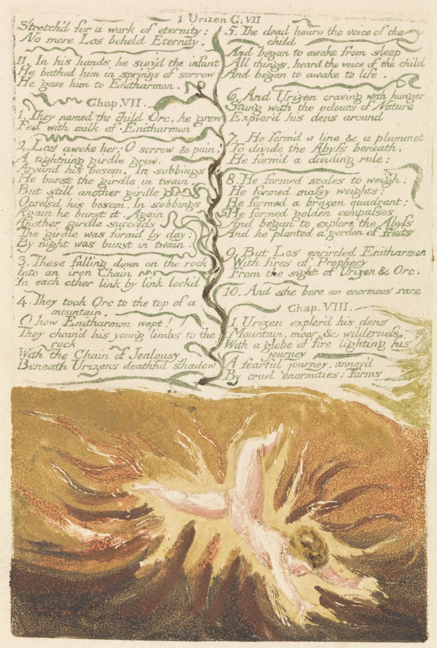 The First Book of Urizen, plate 19, 
