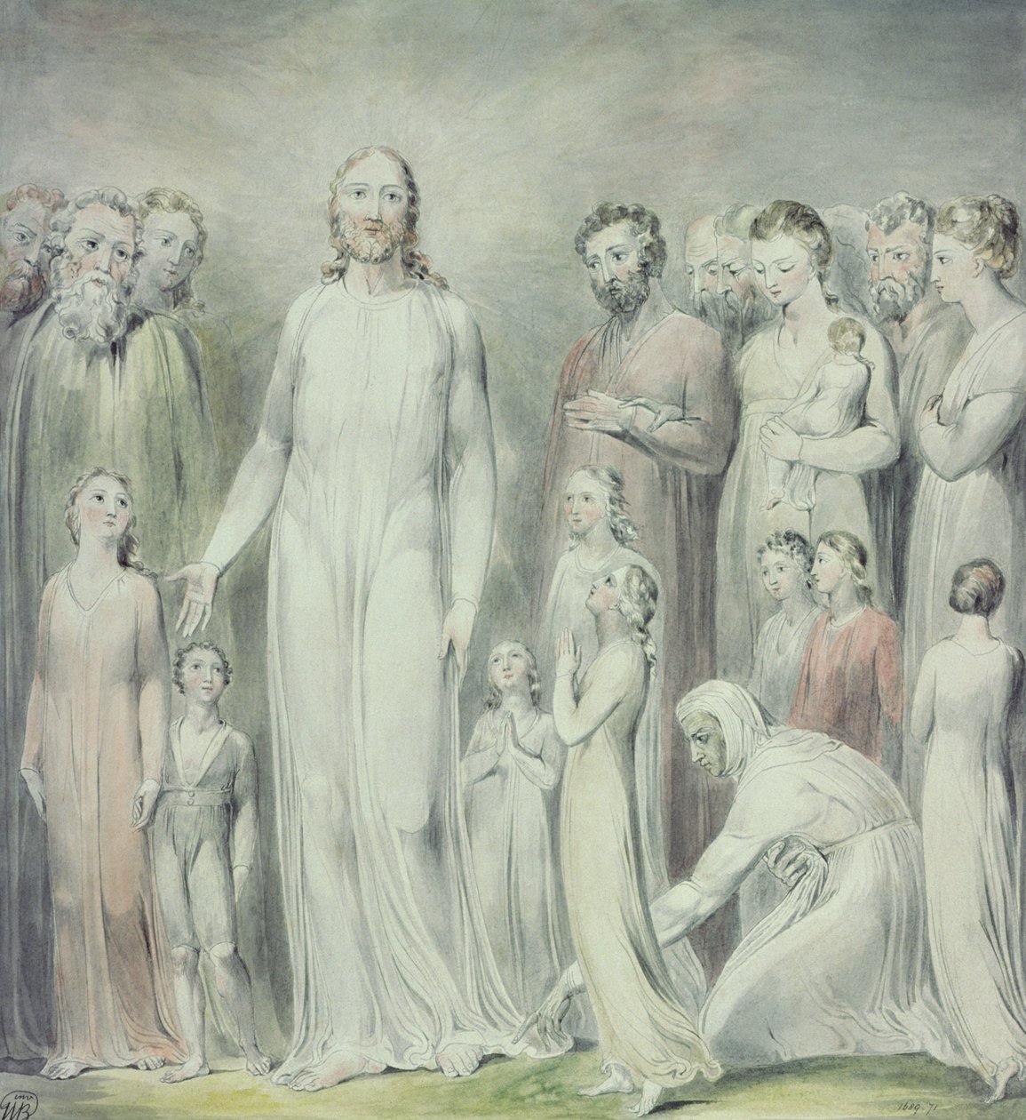 The Healing of the Woman with an Issue of Blood by William Blake