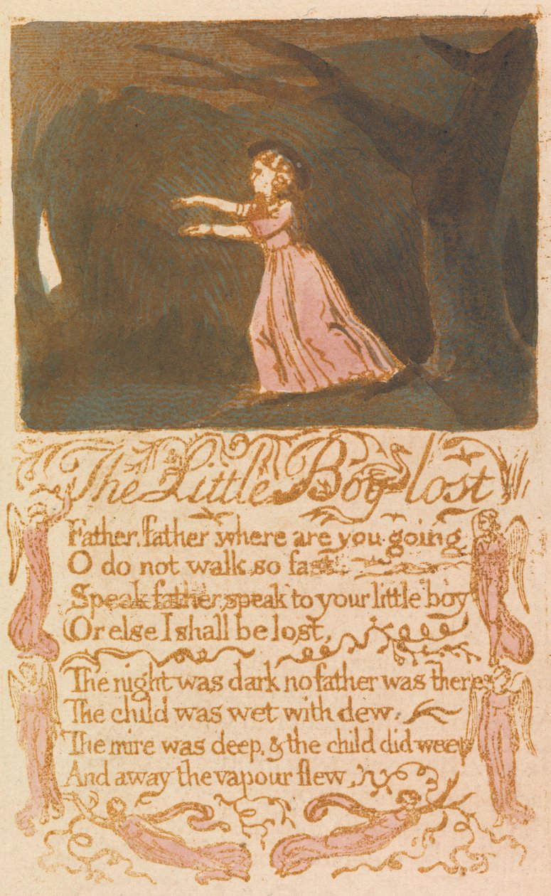 The Little Boy Lost (Plate 20) by William Blake