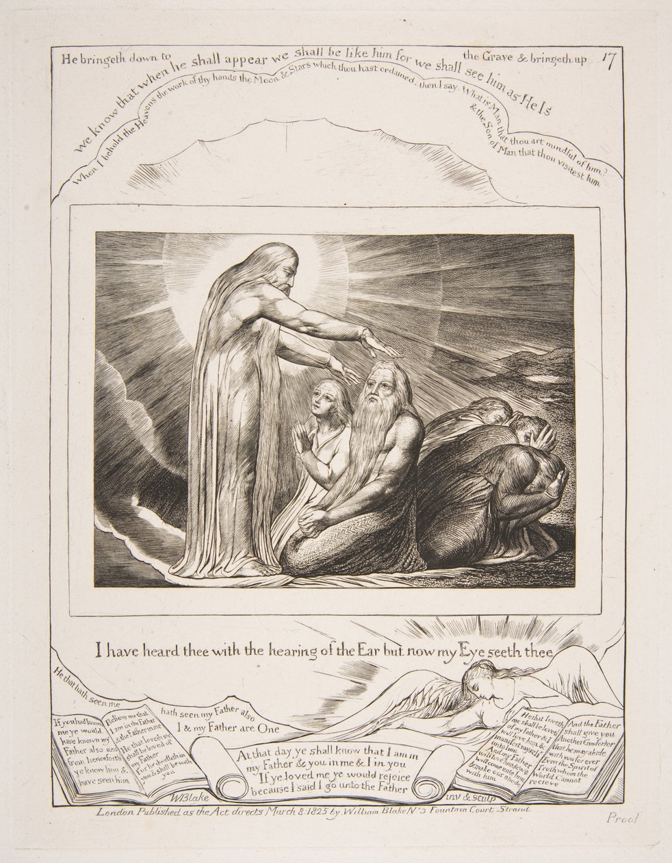 The Vision of God, from Illustrations of the Book of Job by William Blake