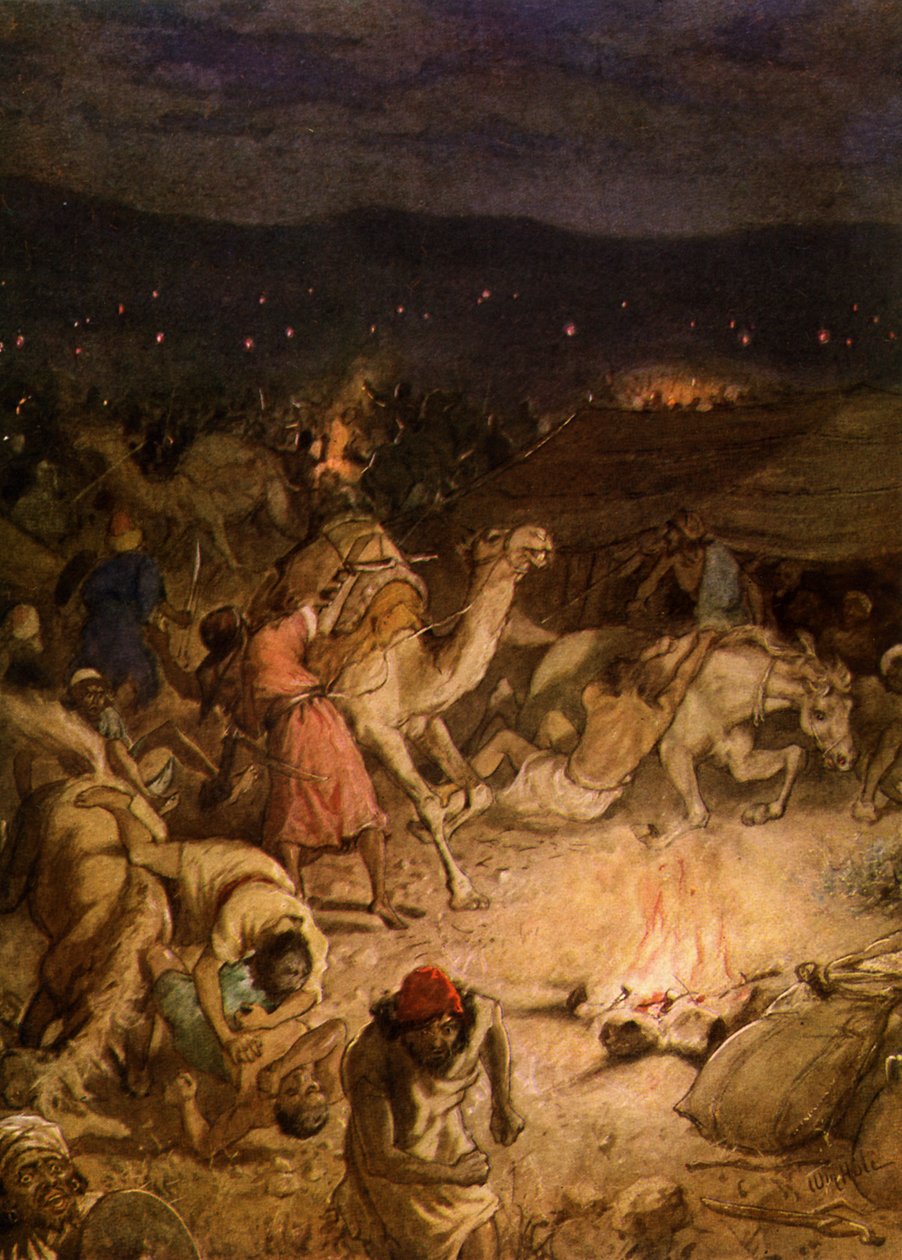 Gideon in the Camp of the Midianites by William Brassey Hole