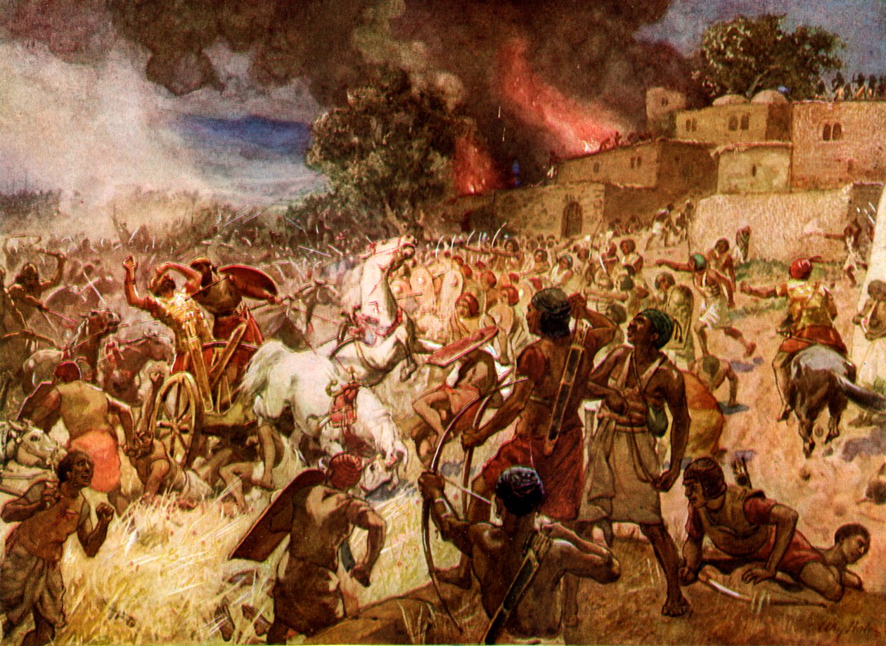 The Death of King Josiah at Megiddo by William Brassey Hole