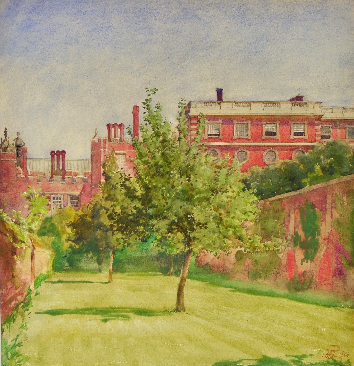 Hampton Court From the Private Garden by William Bruce Ellis Ranken