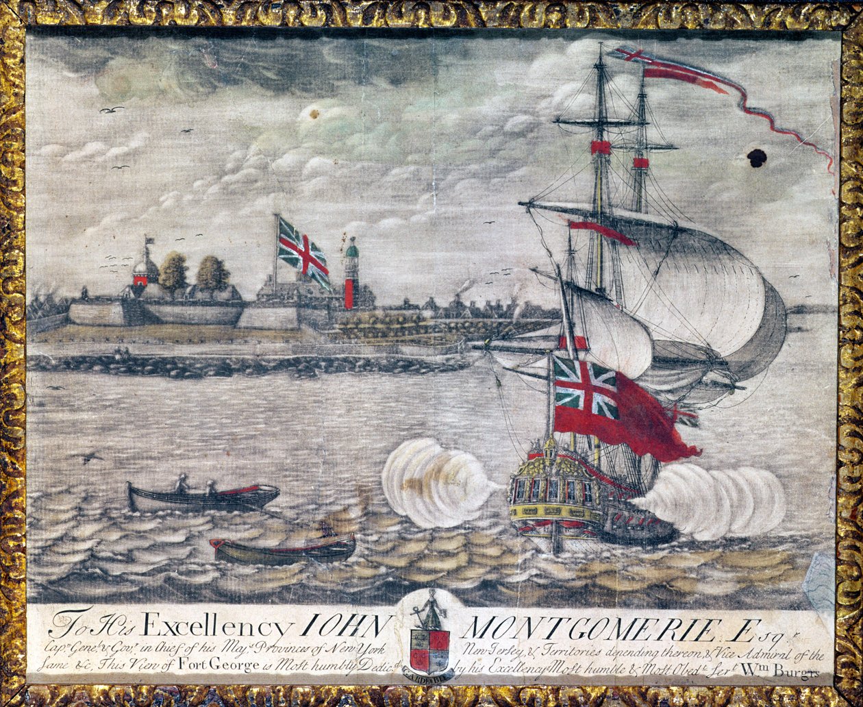 To His Excellency John Montgomerie Esq. (View of Fort George) by William Burgis
