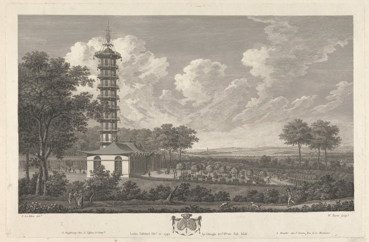 Chinese Pavilion in European Landscape by William Byrne