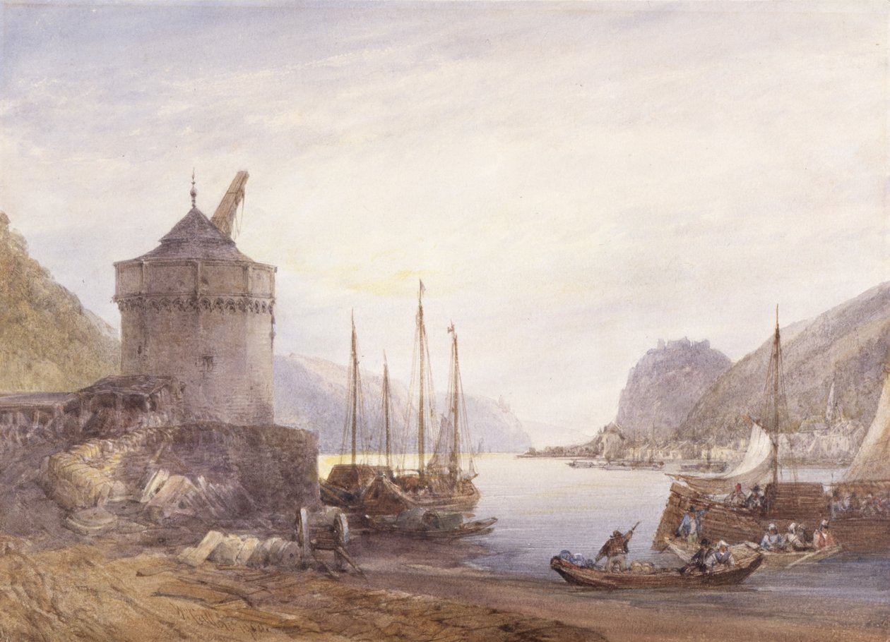 Andernach On The Rhine by William Callow