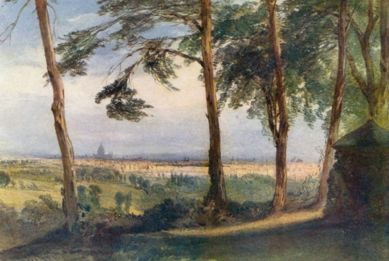 London from Holly Lodge, Highgate by William Callow
