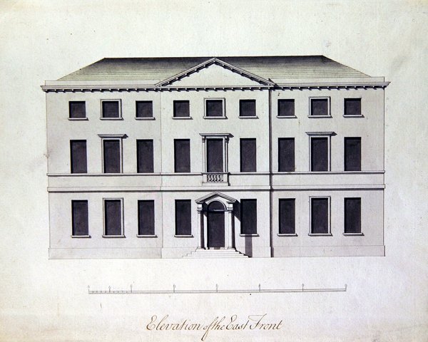 Design for Enville Hall in Staffordshire, c.1770 by William Chambers