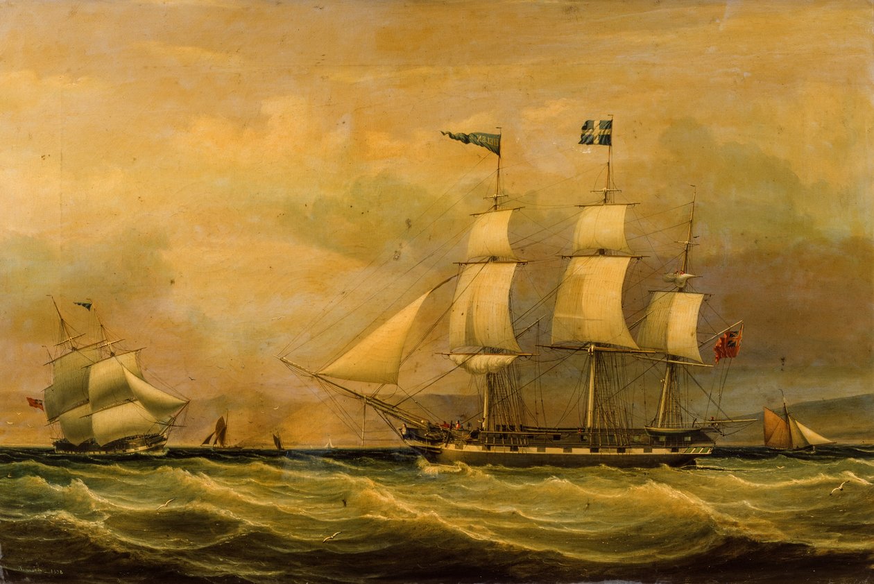 The Armed Merchantman, Helen by William Clark
