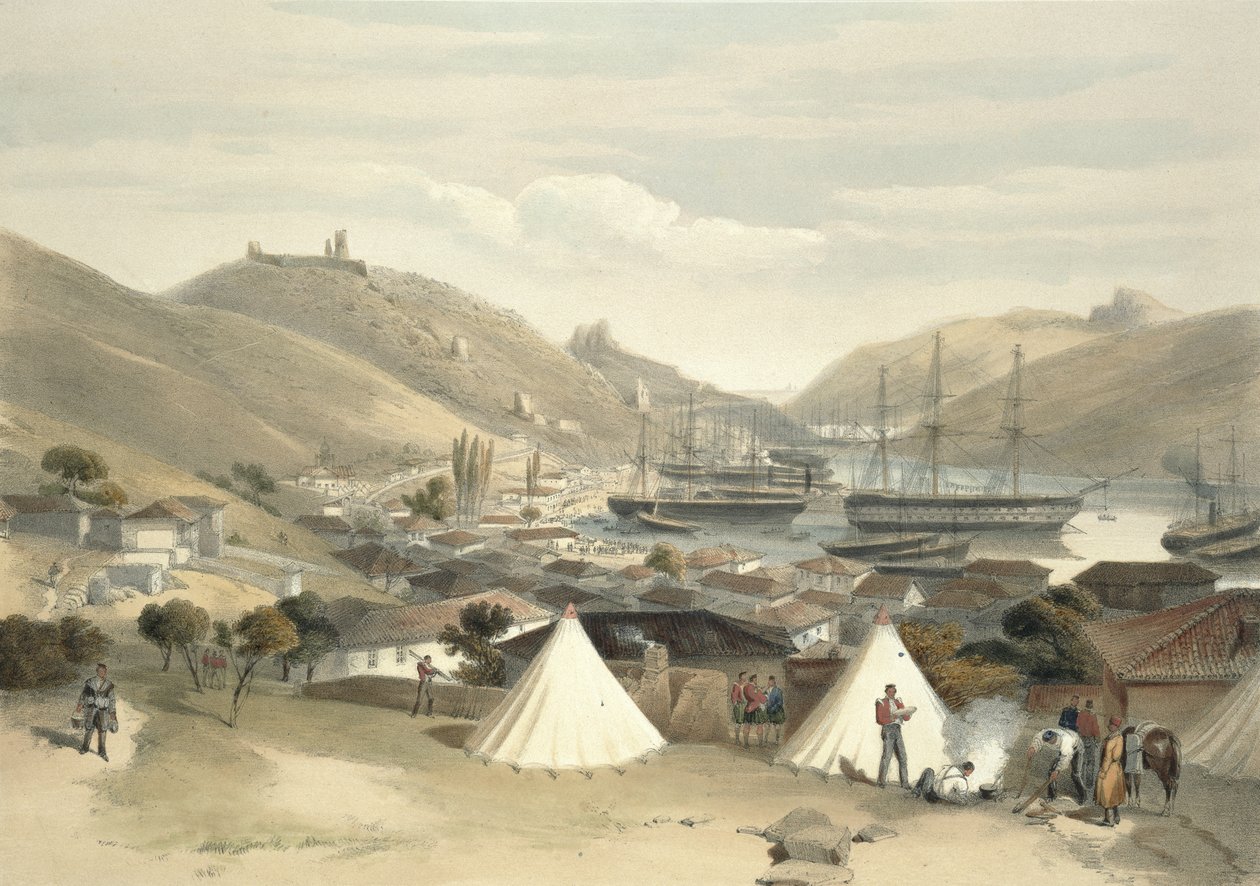 Balaklava, Looking Towards the Sea, plate from 