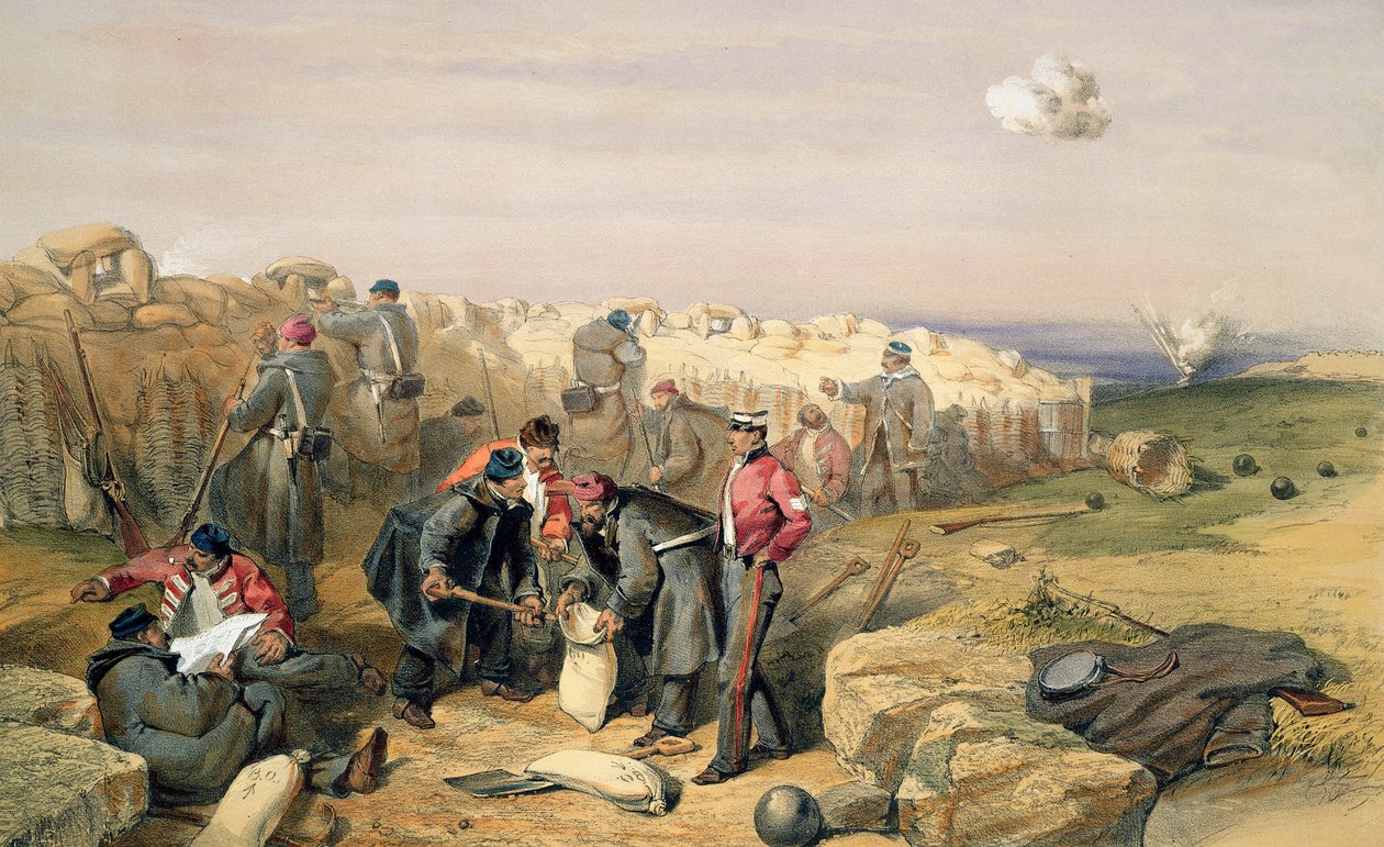 Russian Rifle Pit (Now British), Plate from 