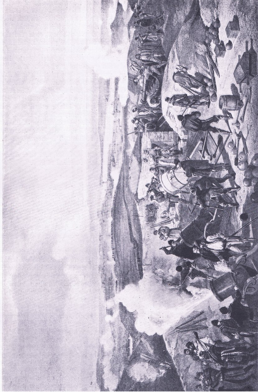 Sevastopol: A hot day on the batteries by William Crimea Simpson