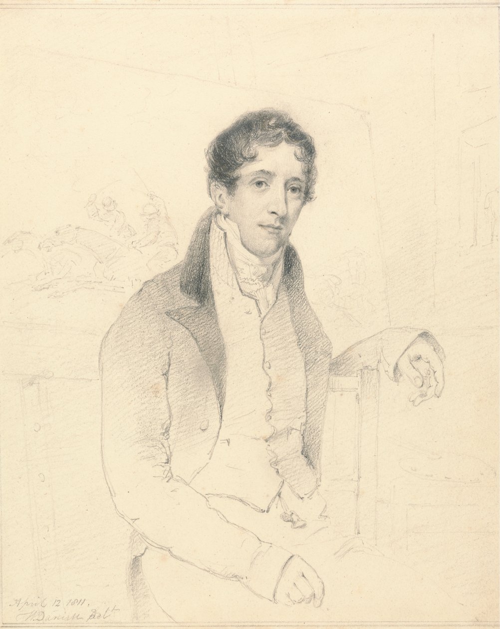 Portrait of a Sporting Artist, Possibly W. B. Daniell by William Daniell