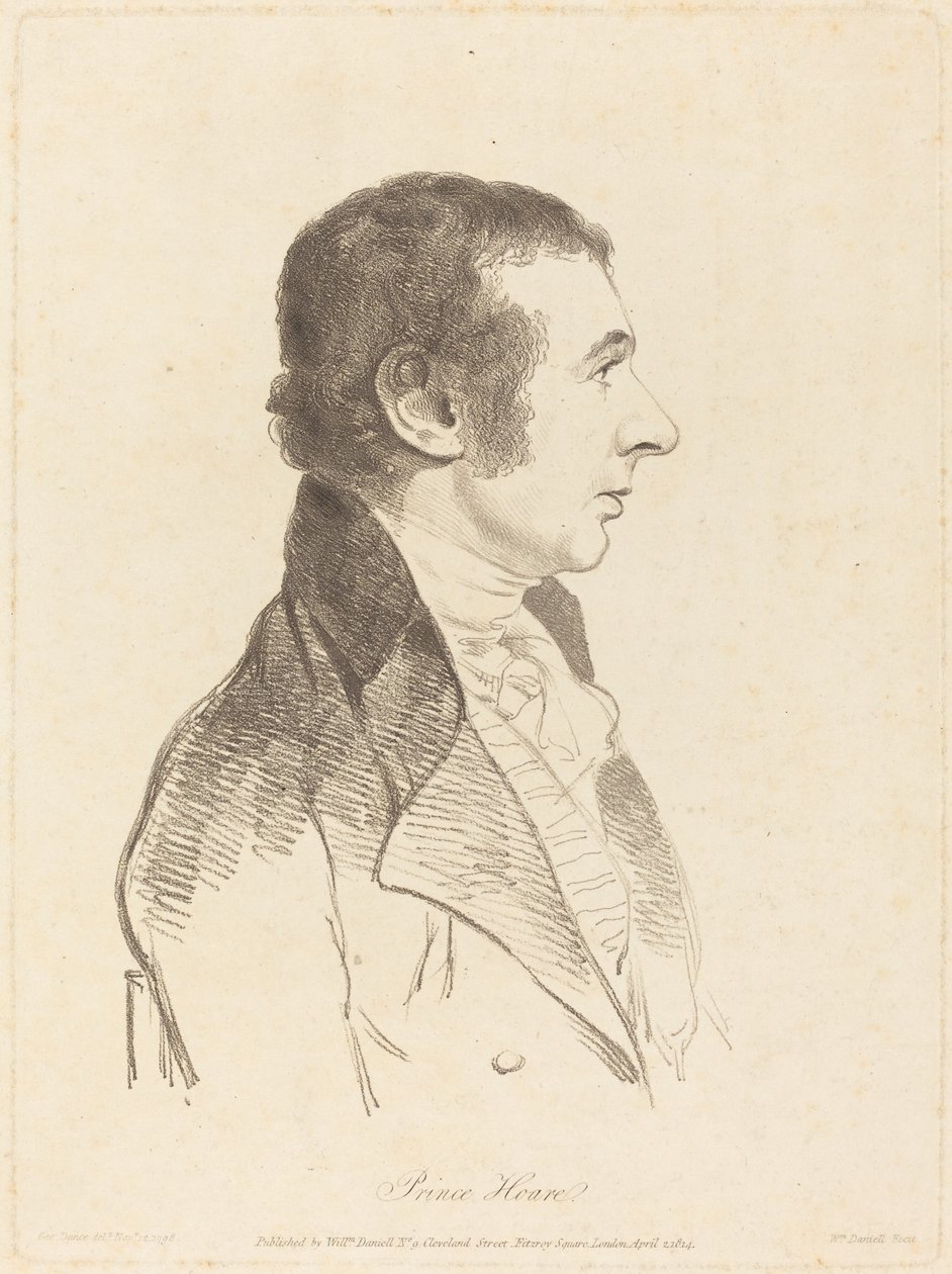 Prince Hoare by William Daniell after George Dance II