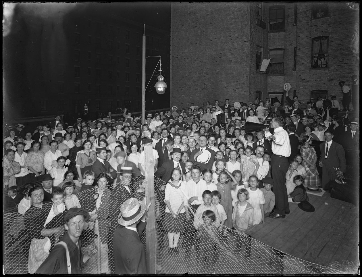 Evangelistic Society Meeting, East 79th Street and Avenue A, New York City, July 24, 1914 by William Davis Hassler