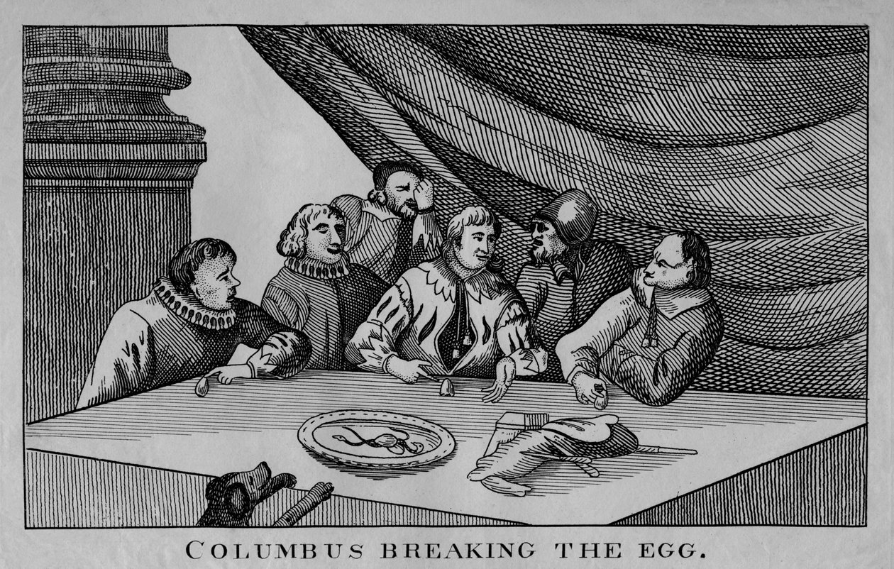 Columbus Breaking The Egg by William Davison