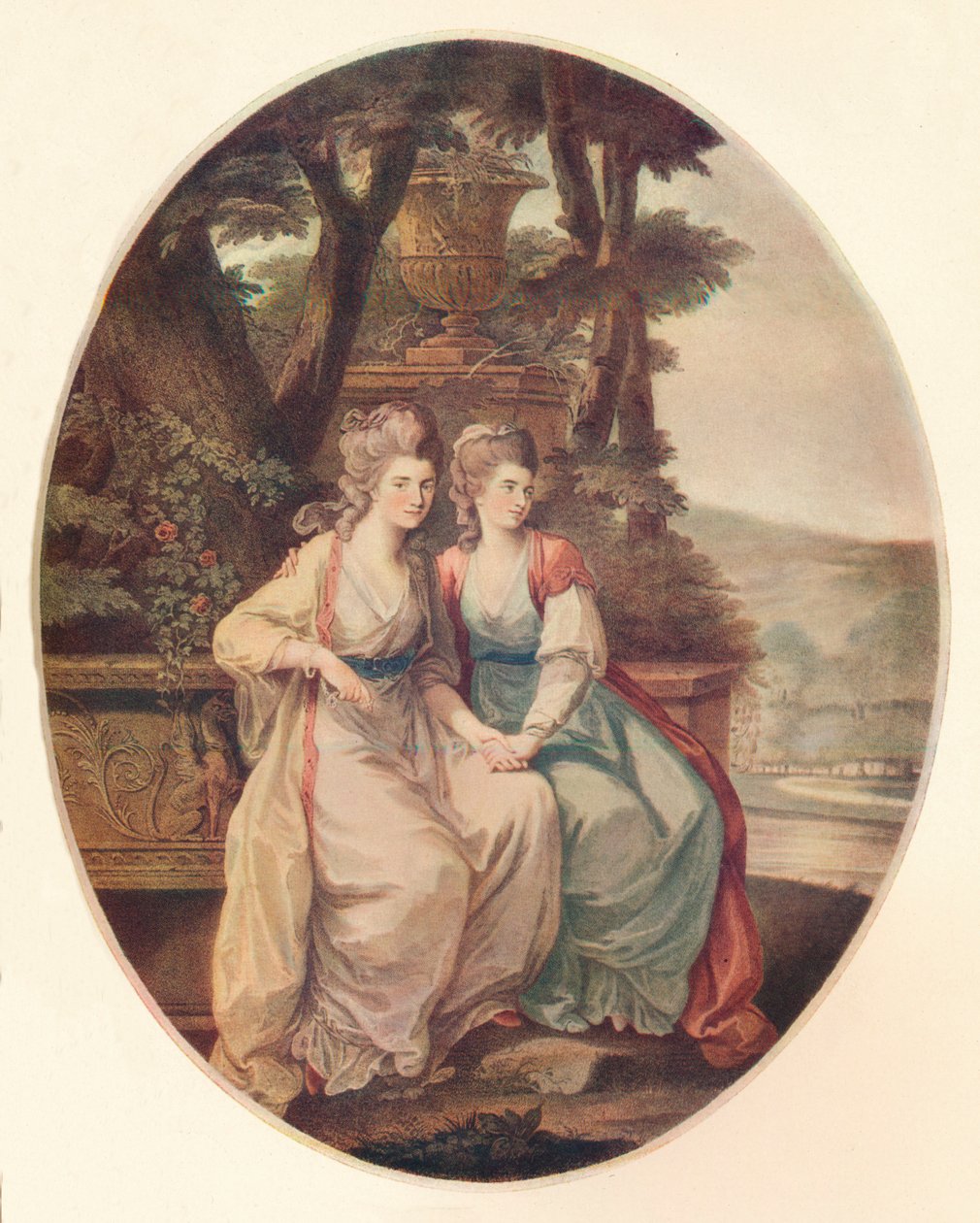 The Duchess of Devonshire and Lady Duncannon by William Dickinson