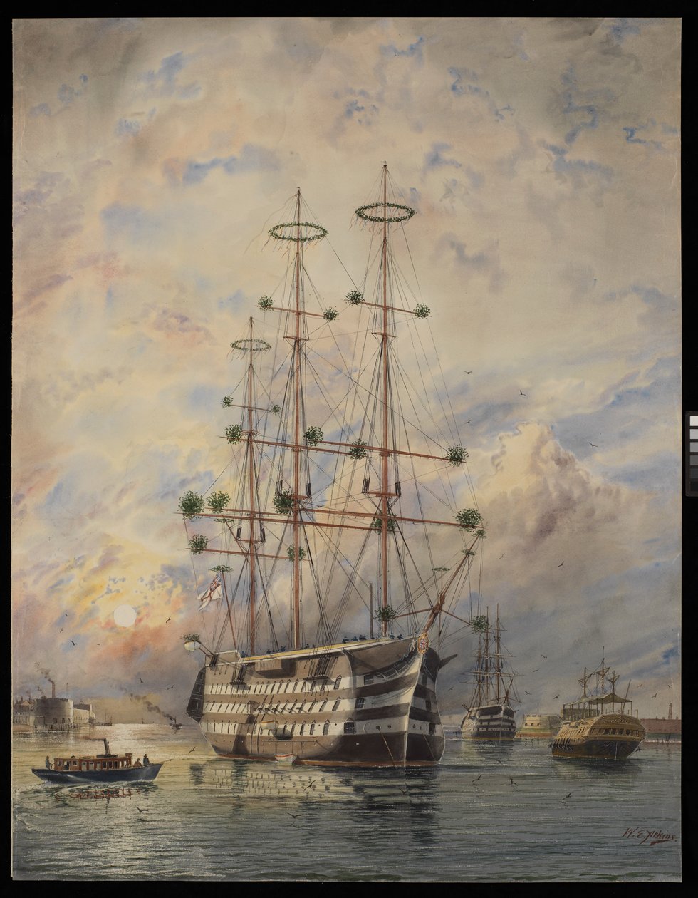HMS Victory by William Edward Atkins