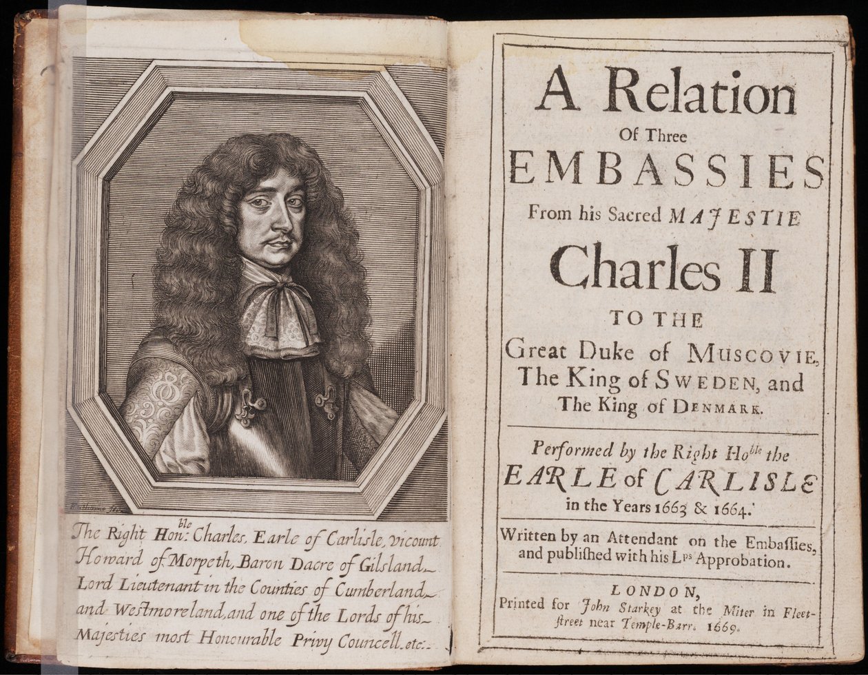 Charles Howard, 1st Earl of Carlisle, 1669 by William Faithorne