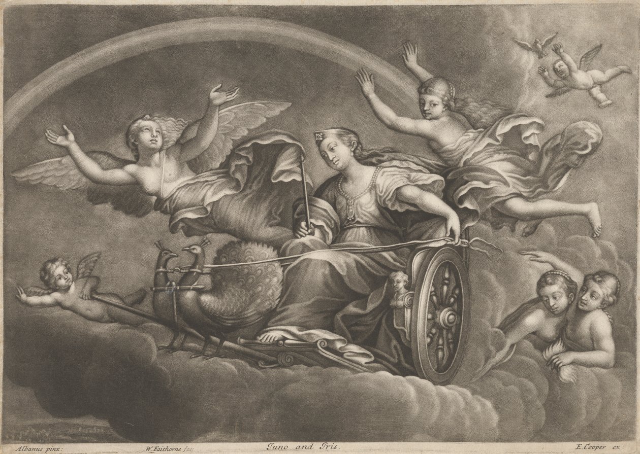 Juno and Iris by William Faithorne