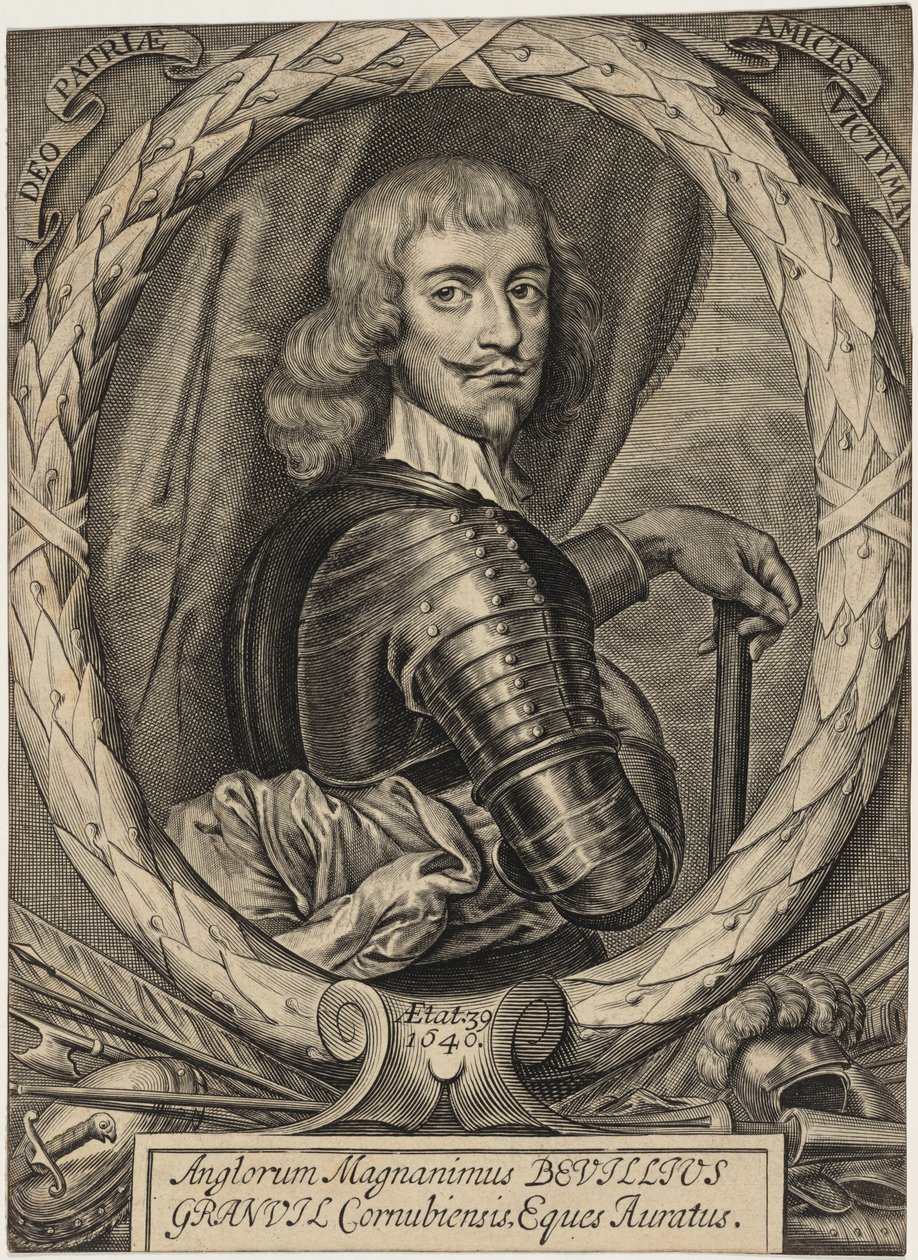 Sir Bevil Grenville by William Faithorne