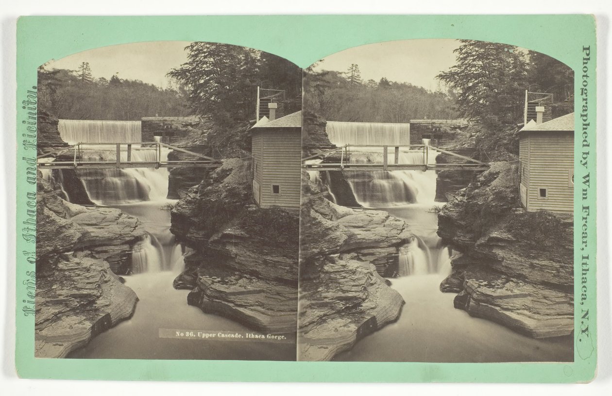 Upper Cascade, Ithaca Gorge by William Frear