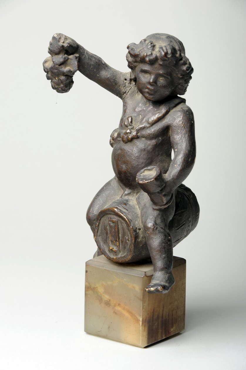 Cherub on a Wine Cask by William Hamo Thornycroft