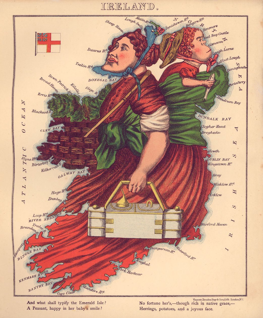 Geographical fun - being humorous outlines of various countries, with an introduction and descriptive lines by William Harvey