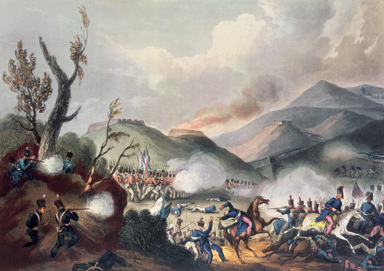 Battle of Busaco, 27th September, 1810 by William Heath