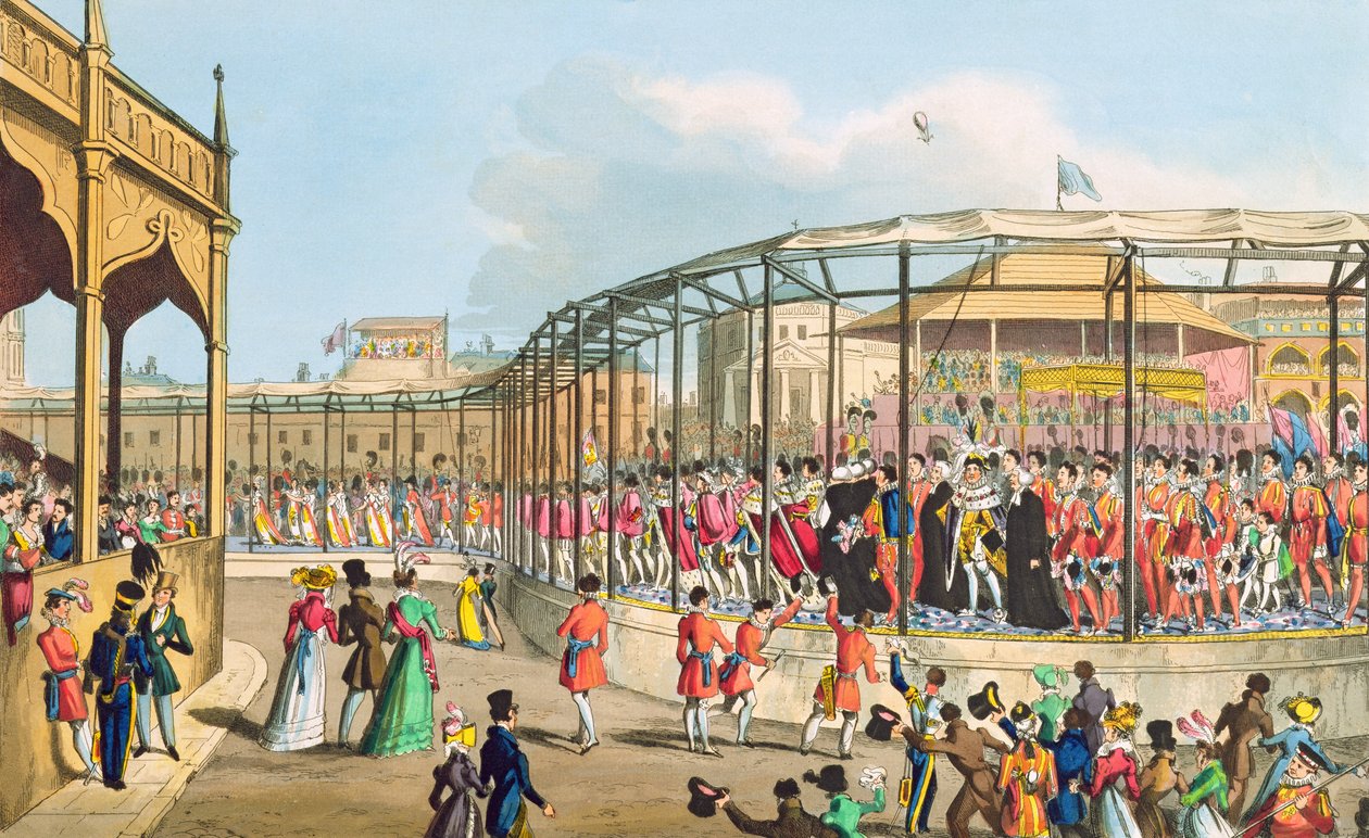 Coronation Procession of George IV by William Heath