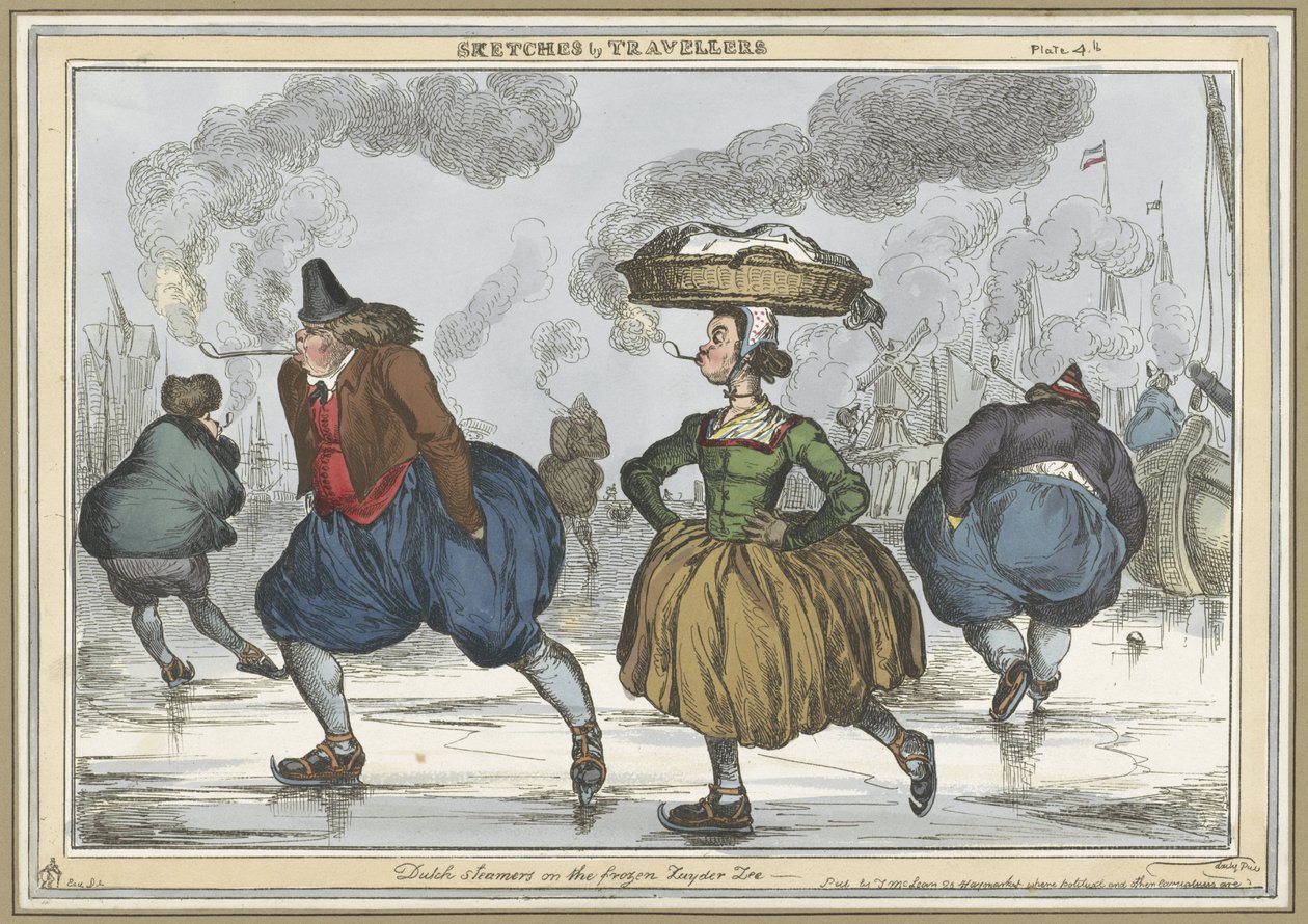 Dutch Steamers by William Heath