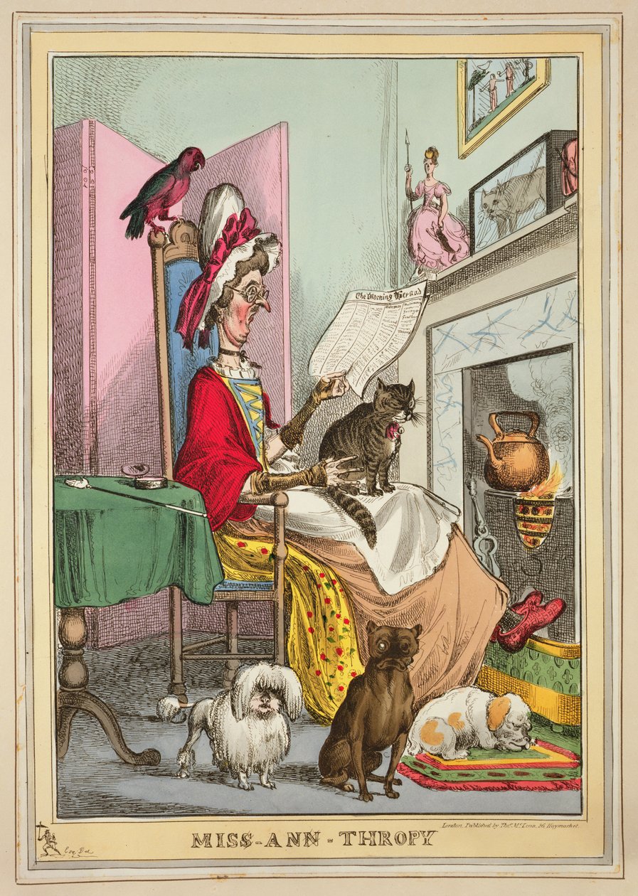 Miss-Ann-Thropy, published by Thomas McLean, London by William Heath
