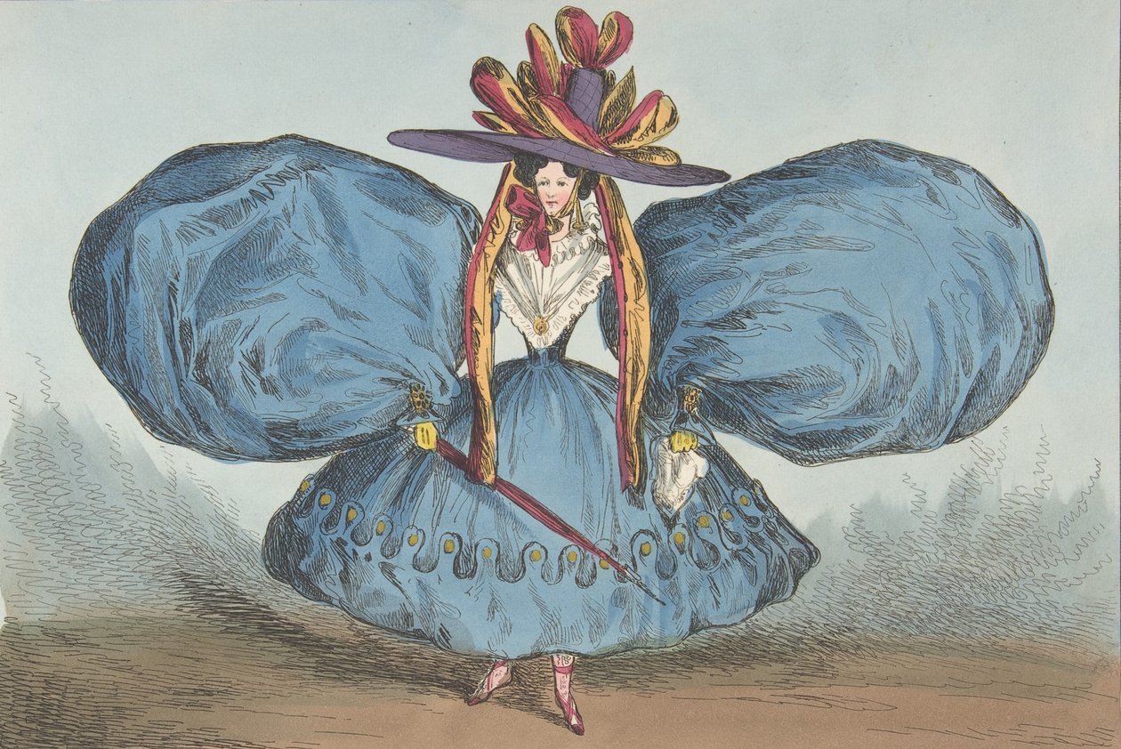 Modern Oddities by P. Pry Esq., Plate 1st: The Sleeves Curiously Cut, Ay There