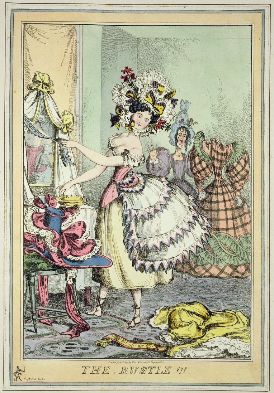 The Bustle, published by Thomas McLean, London by William Heath