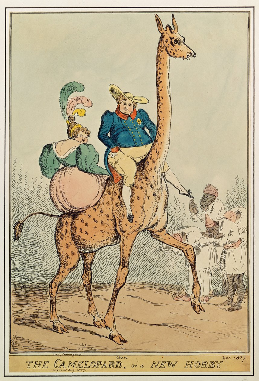 The Camelopard, or a New Hobby by William Heath