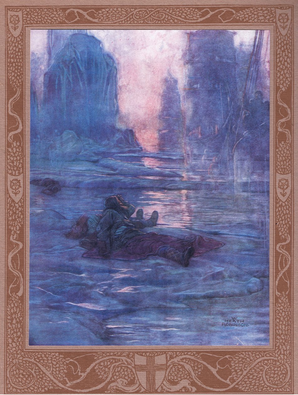 Follow After-We Are Waiting by the Trails We Lost. For the Sounds of Many Footsteps, for the Tread of a Host. by William Heath Robinson